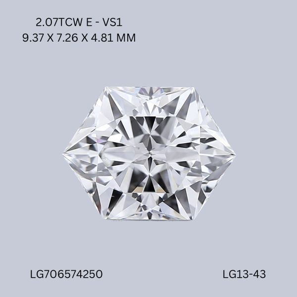 Hexagonal Lab-Grown Diamond image